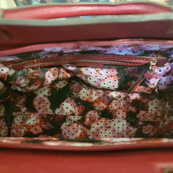 Nine West Burgundy Red Satchel(Great Condition!) - Picture 4 of 6